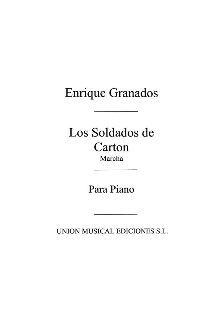 Los Soldados De Carton Marcha For Piano